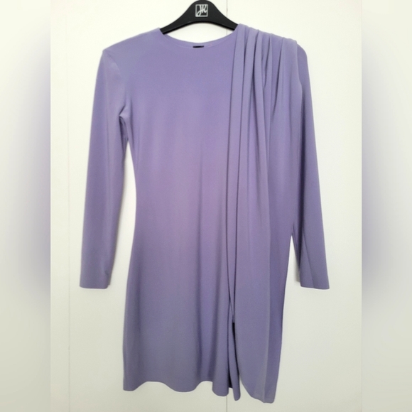 Norma Kamali - Drape Long Sleeve Mini Dress, size XXS - Picture 2 of 10
